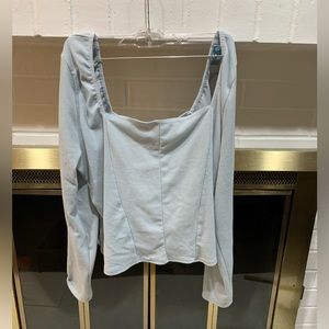 ASOS curve square neck top